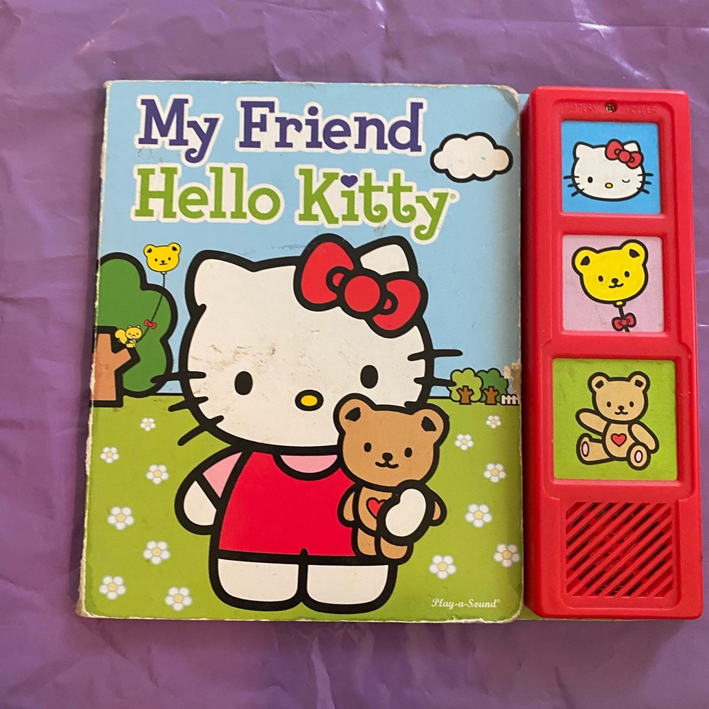 ‘Hello Kitty’ Baby Board Book w Sound Effects